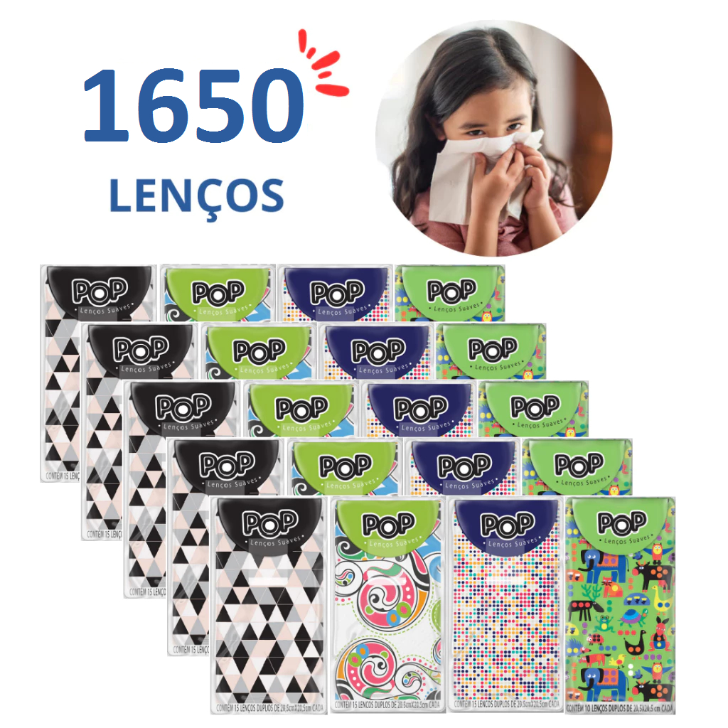 Kit 1650 de Lenço de Papel Duplo POP Suaves Pacotes de Bolso p/ Casamento em Oferta na Shopee