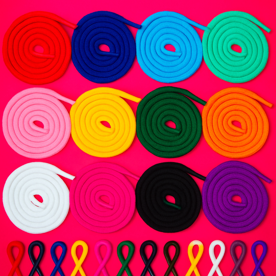 Cadarço Redondo Roliço 130cm Atacador Cordão Amarrador Para Roupas Mochila Sapatos Sapatilha Tênis em Oferta na Shopee