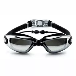 Óculos De Natação Mergulho Piscina Lentes Uv Profissional Cor Preto Espelhado