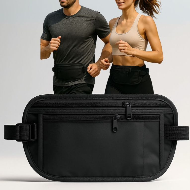 Pochete bolsa de cintura Resistente  á água, Doleira Cinta Fitness Celular Corrida Academia, Bolsa Pochete Fitness, Bols