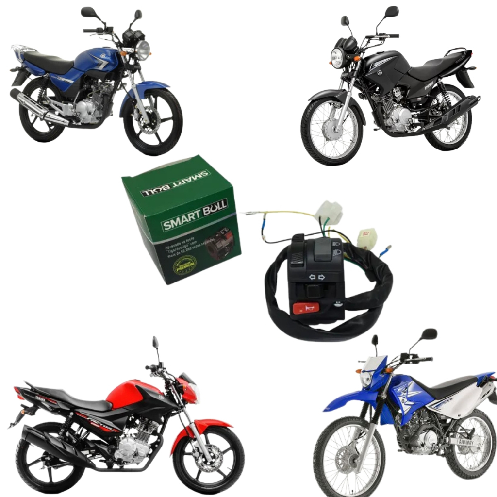 Punho Chave Luz Xtz 125 2006 2007 2008 2009 2010 2011 2012 em Oferta na Shopee