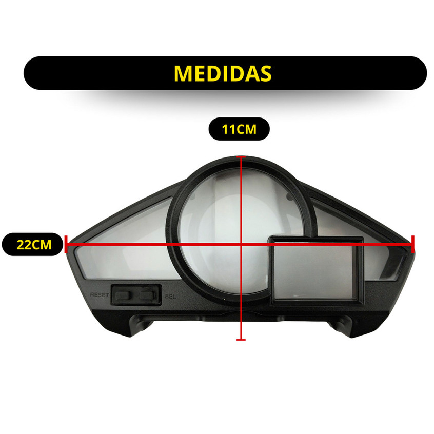 Carcaça Superior Painel Cb 300 Com Lente Similar Ao Original