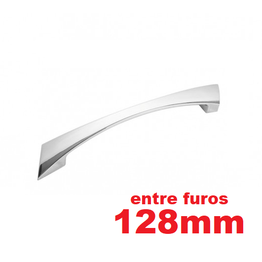 (ITATIAIA) Puxador original Itatiaia 12,8cm itasoft de alta qualidade Pintura cromado uv