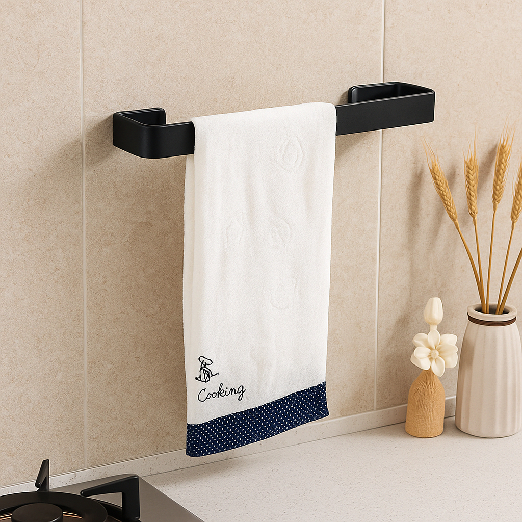 Suporte Pano de Prato Toalha Guardanapo Cozinha Armário Parede Multiuso em Oferta na Shopee