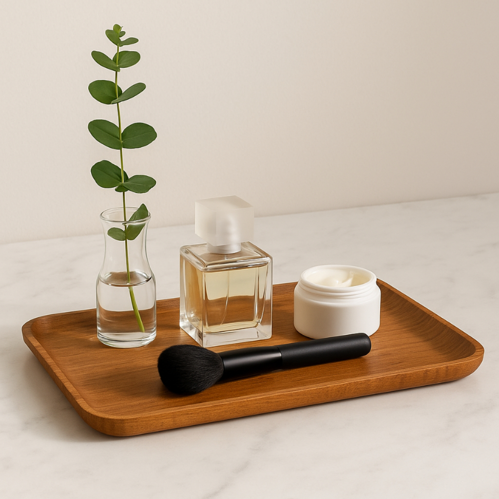 Bandeja Decorativa Retangular em Madeira em Oferta na Shopee