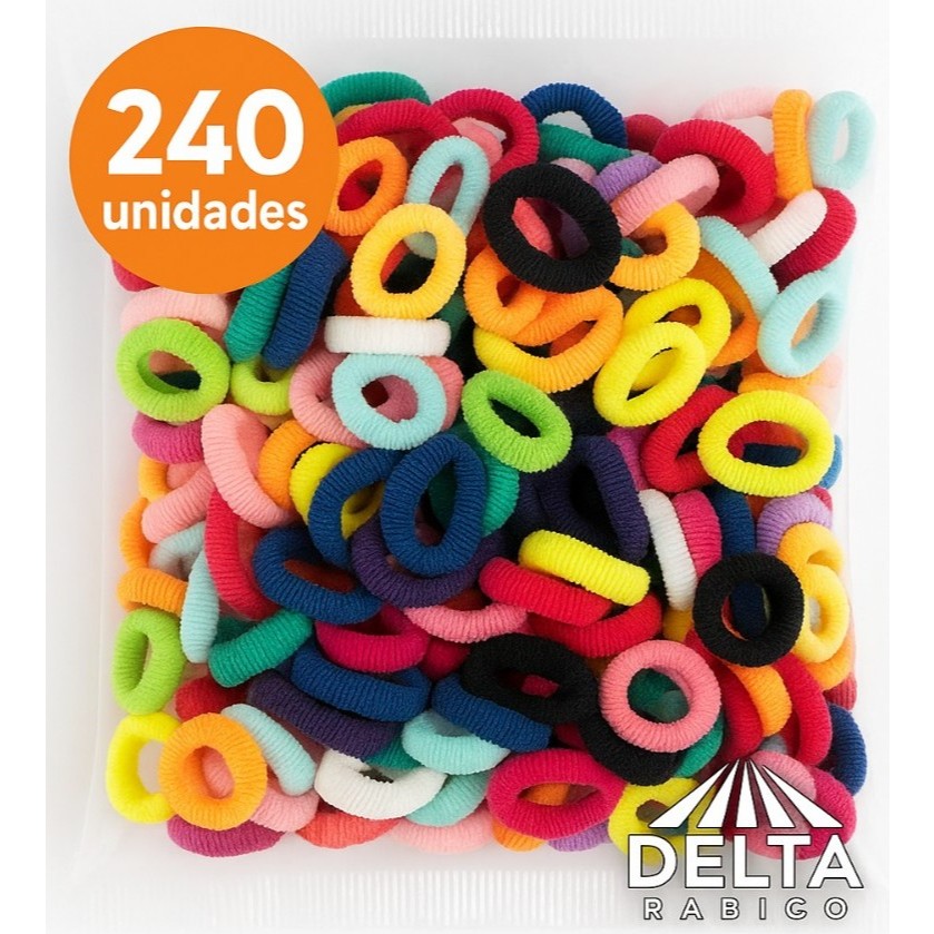 Kit com 240 Xuxinhas de Cabelo Coloridas – Antipuxão, Confortáveis e Estilosas! em Oferta na Shopee