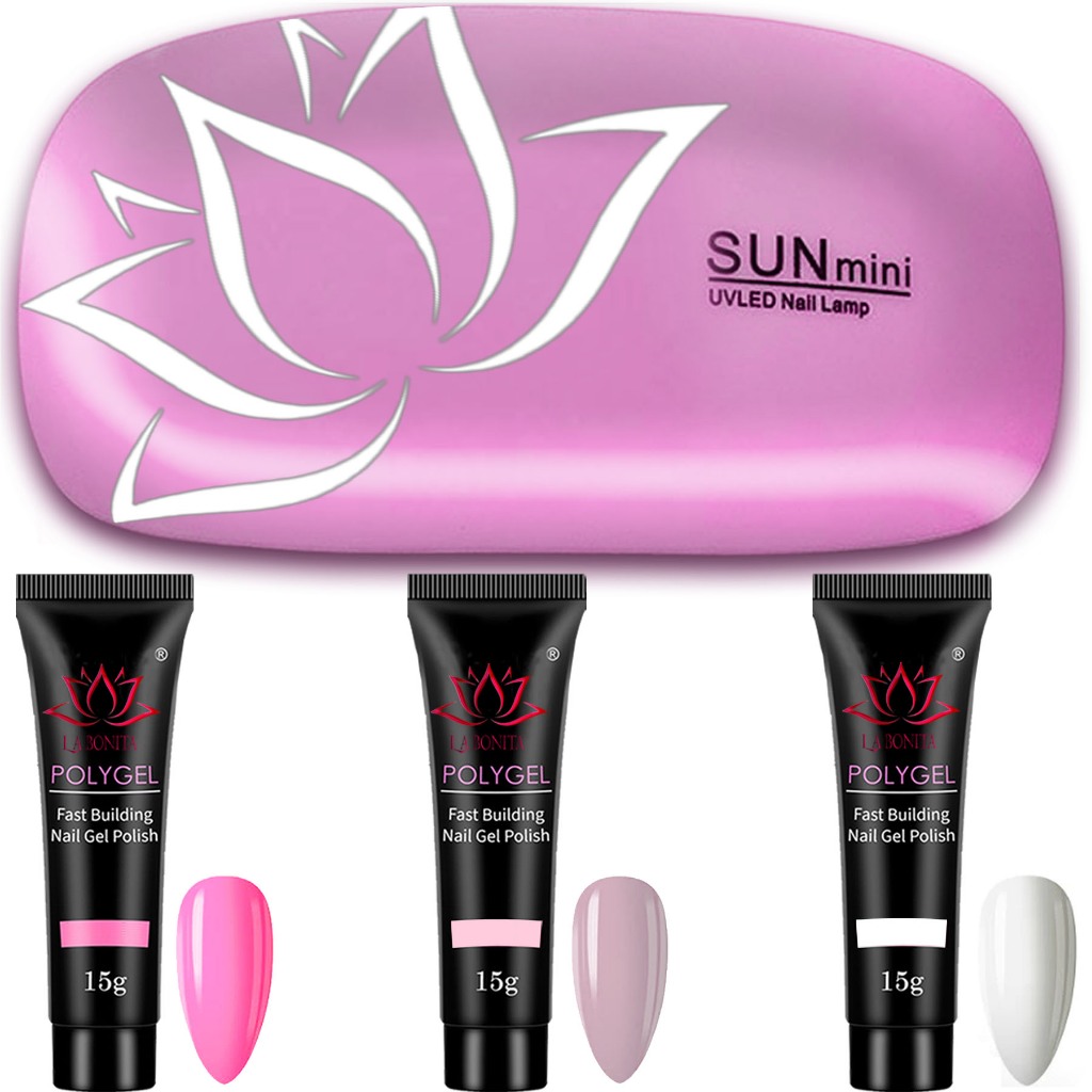 Kit Polygel e Cabine de Unha Lev/Uv em Oferta na Shopee