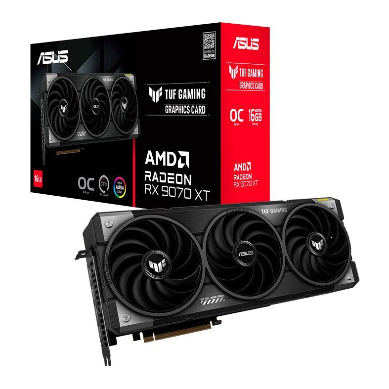 PLACA DE VIDEO AMD RADEON RX 9070 XT ASUS TUF