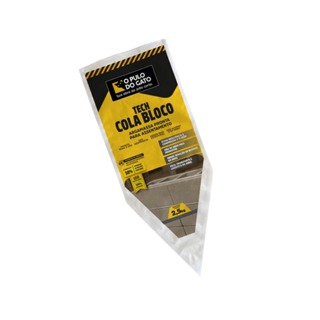 Argamassa Líquida Tech Cola Bloco 2,5kg - Assentar Tijolos em Oferta na Shopee