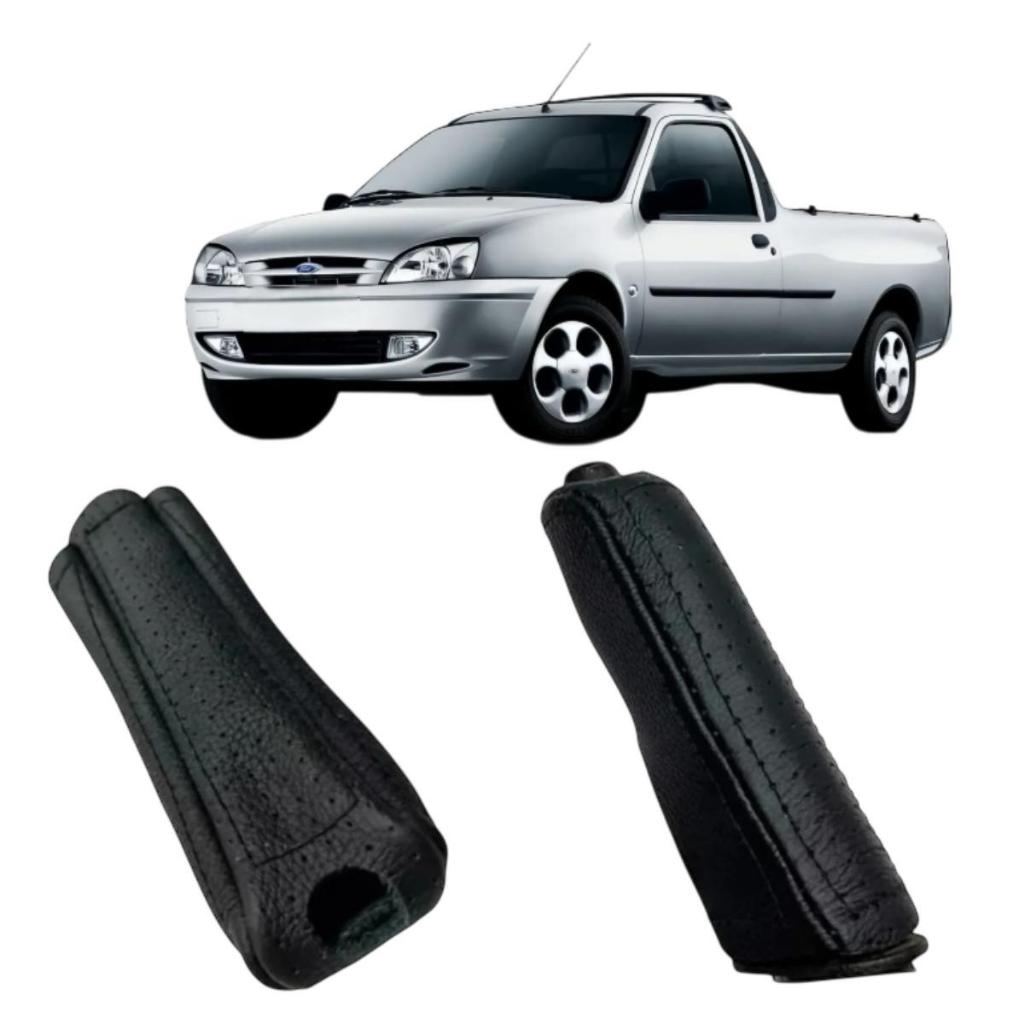 Forração Couro Alavanca Freio De Mão Ford Focus Fiesta Ecosport Courier Ka Escort