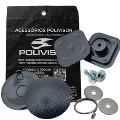 Kit Fixação Viseira Capacete Gow Interlagos Automático