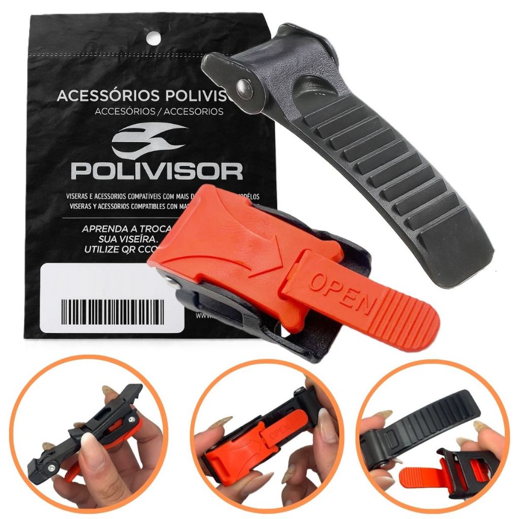 Fivela Engate Rápido Capacete Micrométrico Jugular Universal em Oferta na Shopee