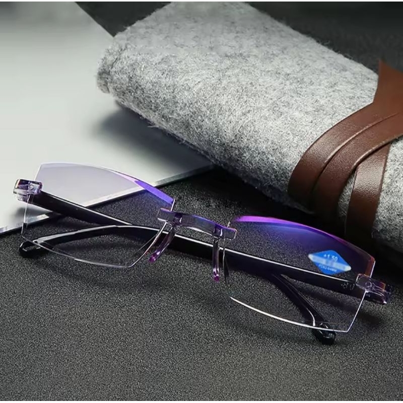 Oculos de Leitura Unissex Anti Luz Azul/Celular, PC, Game, Bifocal Acrílico (1.00 até 4.00)Promoção em Oferta na Shopee