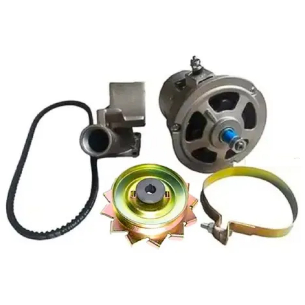 Kit Alternador COMPLETO VW Kombi Fusca Brasilia 55 Amp EURO PRONTO PARA INSTALAÇÂO