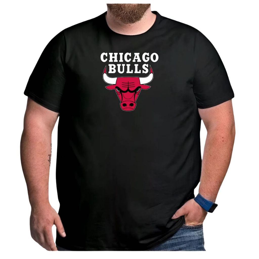Camiseta Basquete Plus Size Bullss 23 MJ Derrick Rose Rodman