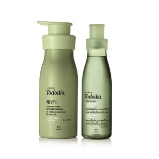 Body splash e hidratante Natura Flor de pera e Melissa