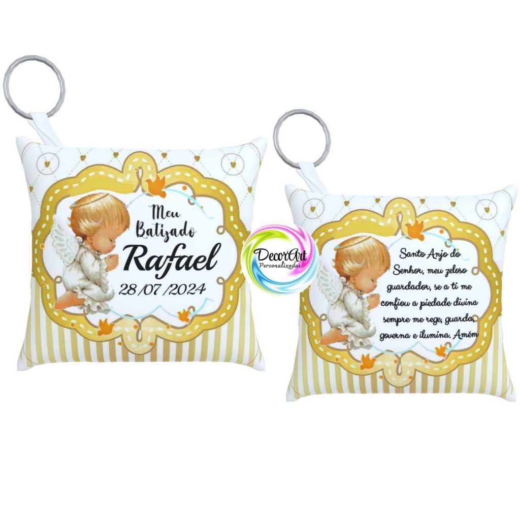 8 Almochaveiros tema Batizado Menino Lembrancinhas de Batismo personalizados