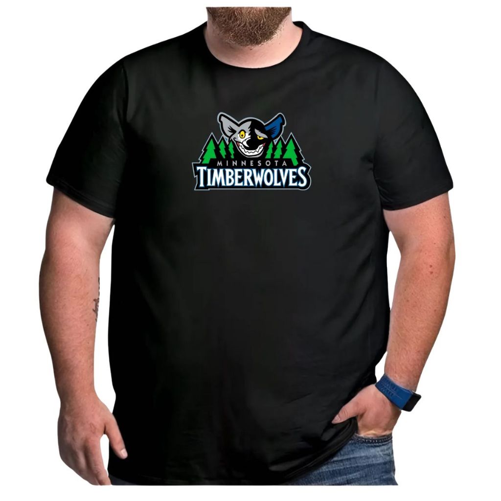 Camiseta Basquete Plus Size Minnesota Timberwolves Edição 2020