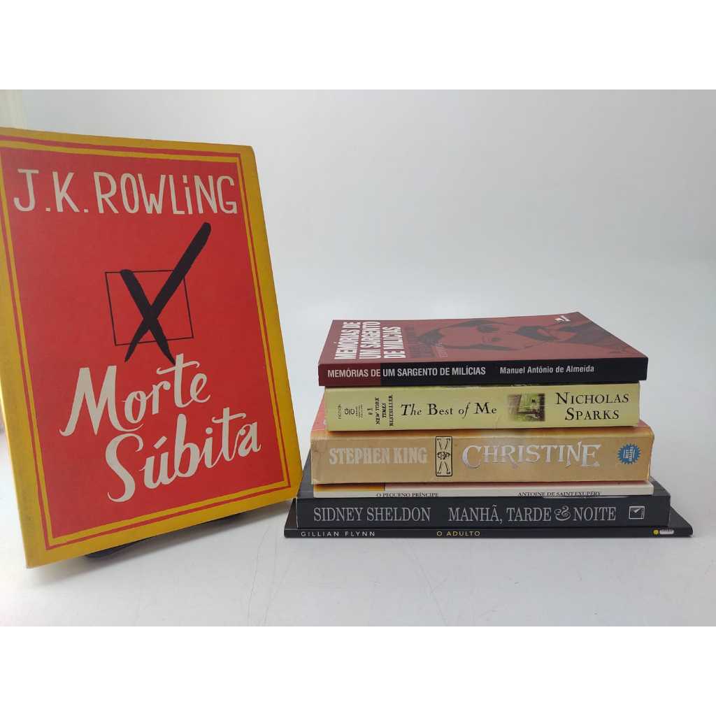 Livros de Diversos Gêneros (Suspense, Romance, Religião, Auto-Ajuda, entre outros)