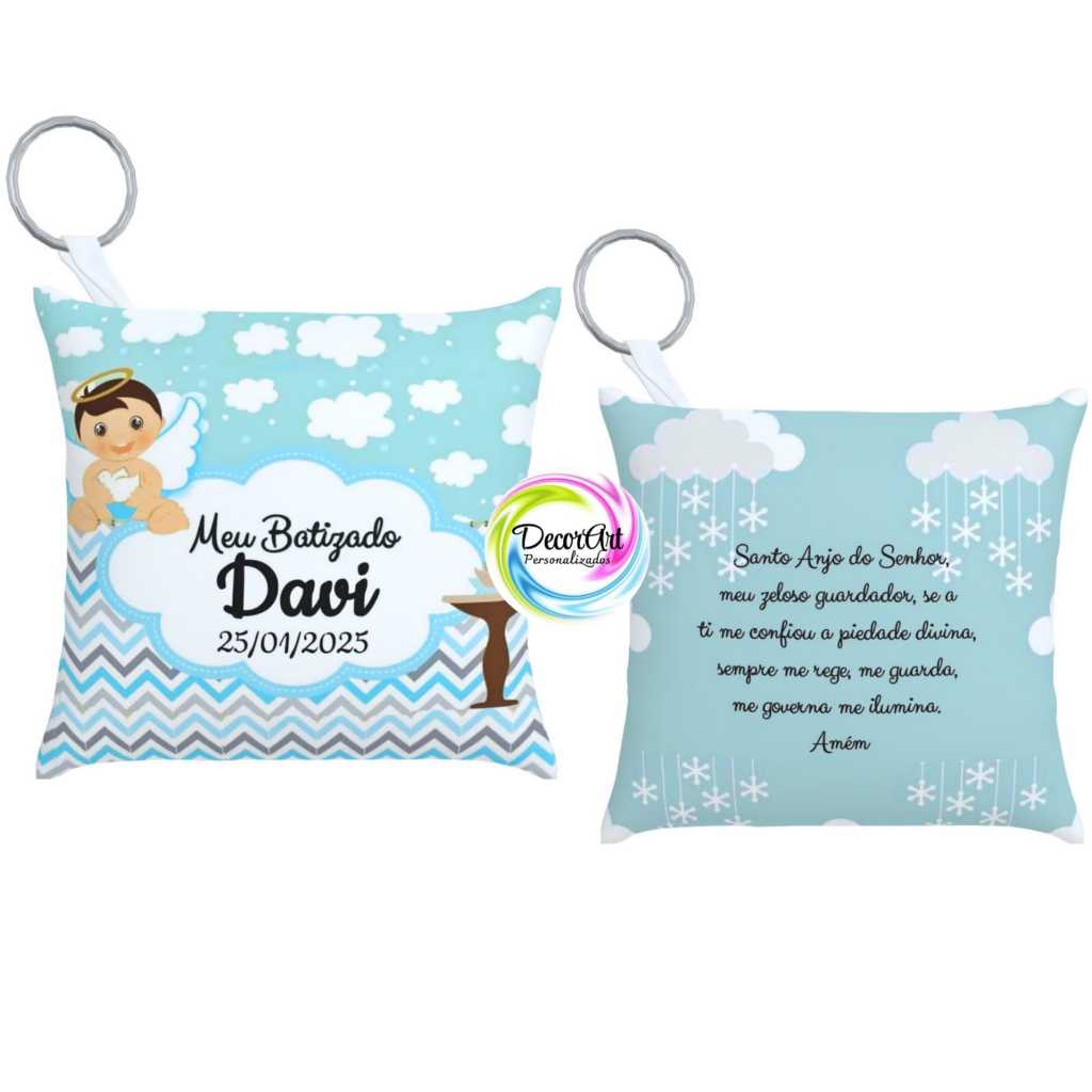 10 a 50 Lembrancinhas Batismo Menino batizado personalizados
