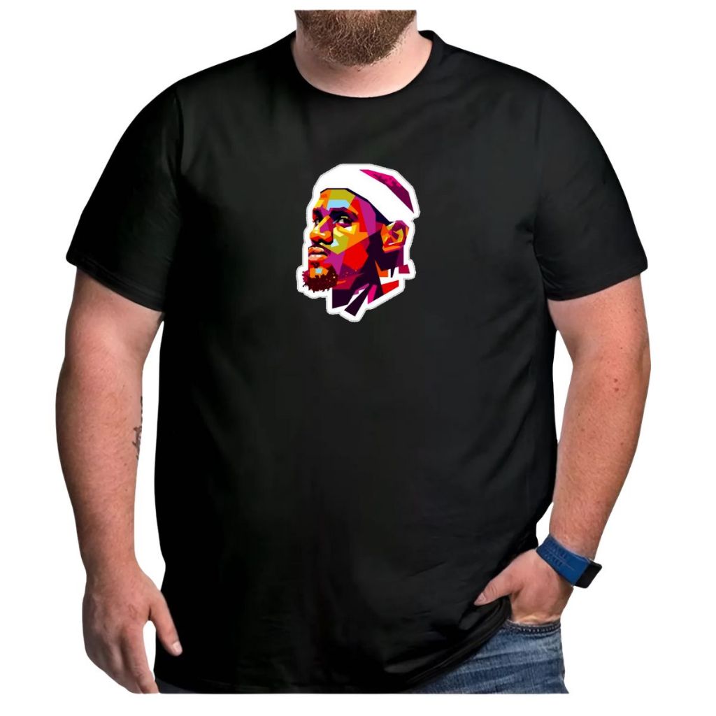 Camiseta Basquete Plus Size King 23 Caricatura Lebron James