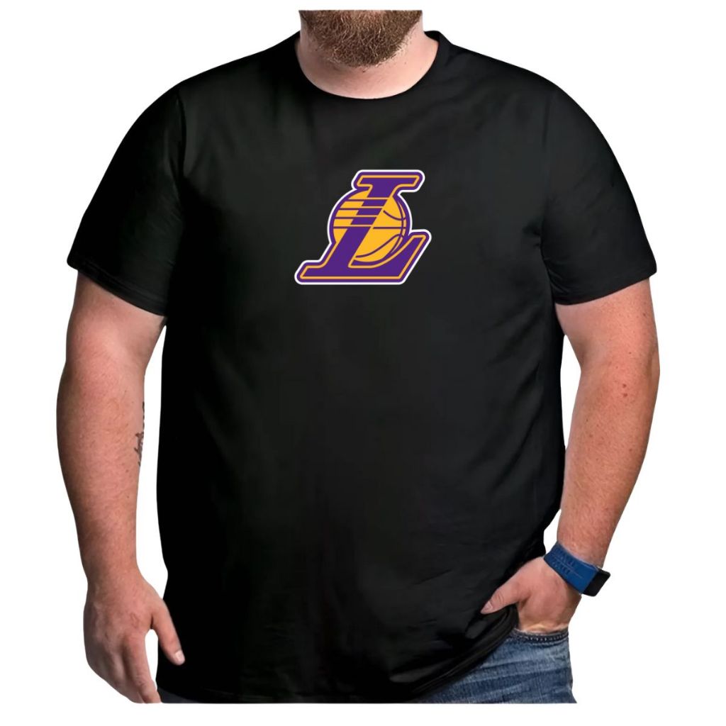 Camiseta Basquete Plus Size Los Angeles Laker Oneal Kobe