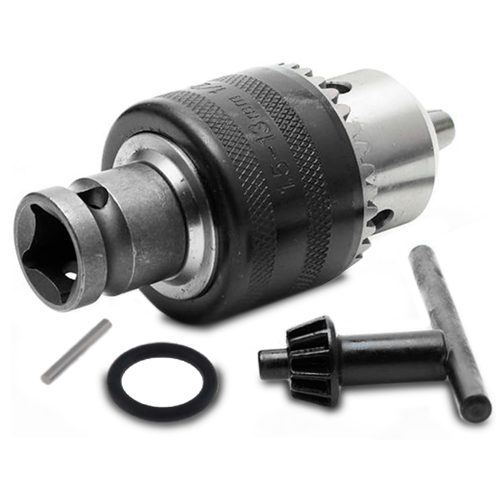 Kit Mandril Com Adaptador De Chave De Impacto 13mm Com Chave The Black Tools - Home & Living