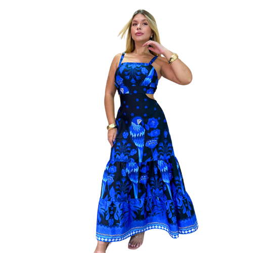 Vestido longo Elegante Moda Evangelica  Tendência 2026 | Confortável, Leve e Versátil Tecido crepinho Moda praia