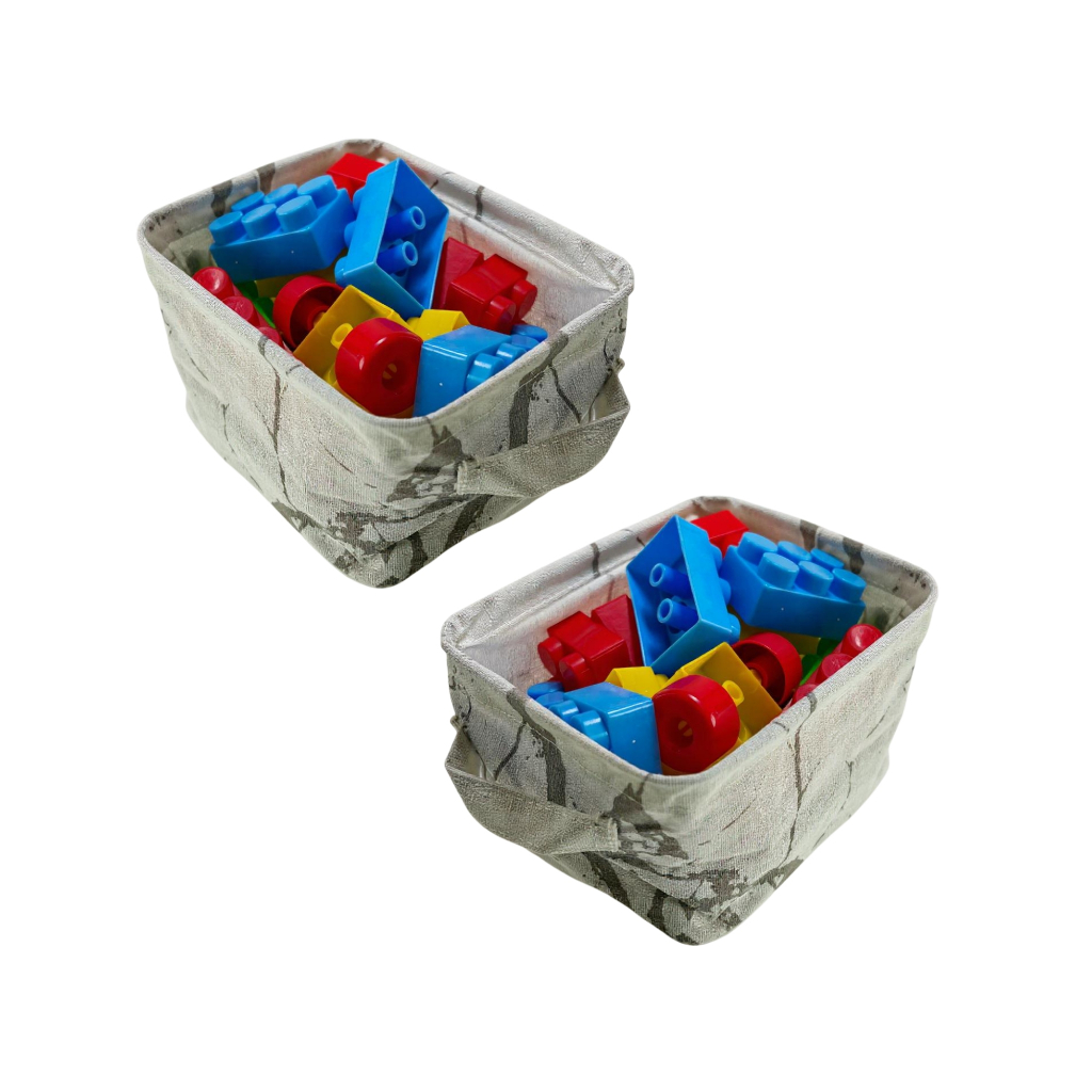 Cesto Organizador Tecido Multiuso Infantil Cesta Organizadora Brinquedos Decorativa Unidade ou Kits