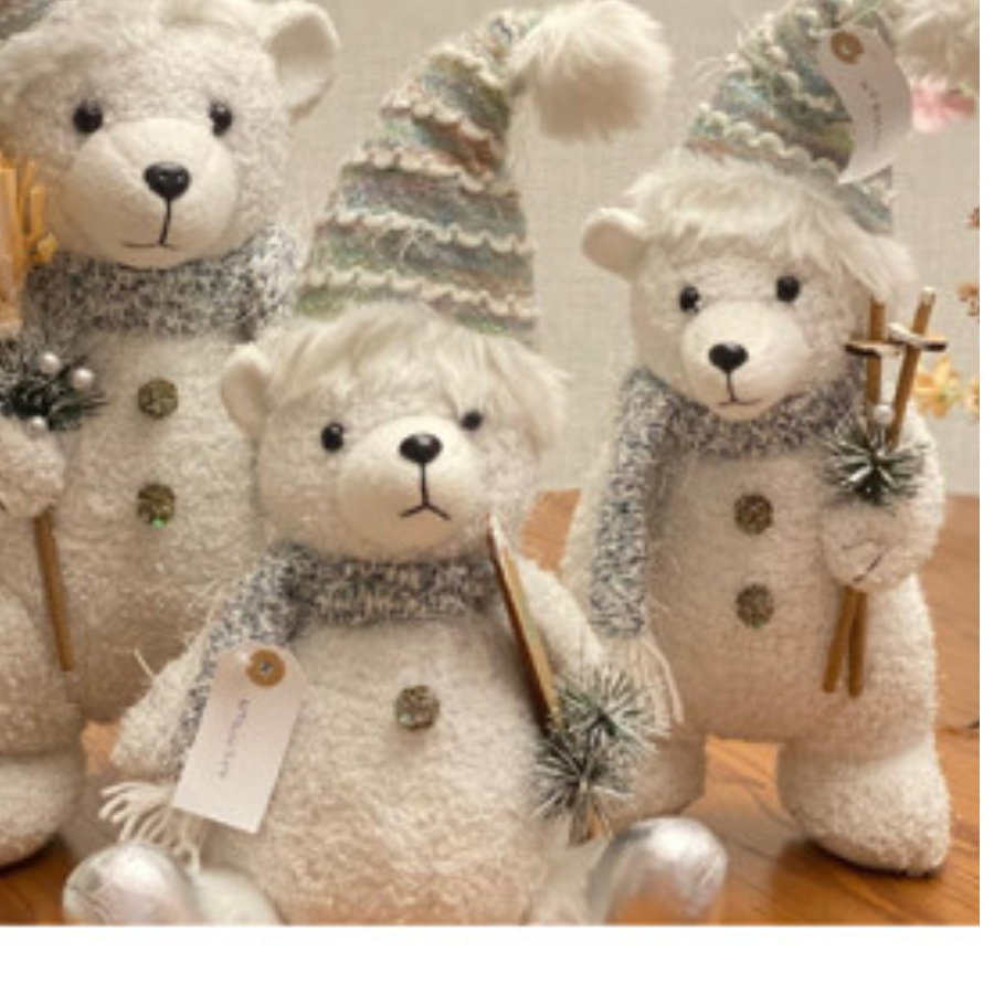 Enfeite Natalino Urso Polar Luxo Linha premium