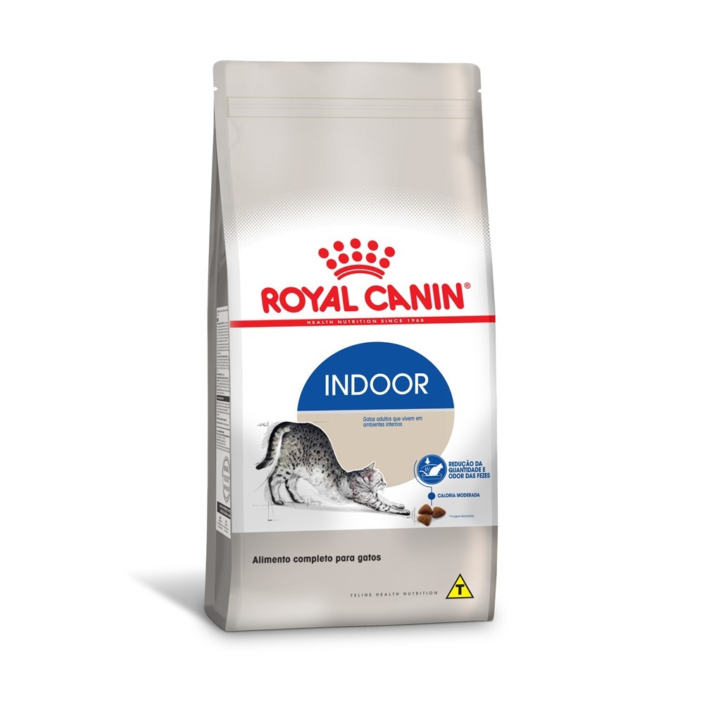 Ração Royal Canin Indoor Ambientes Internos Para Gatos Adultos 1,5kg em Oferta na Shopee