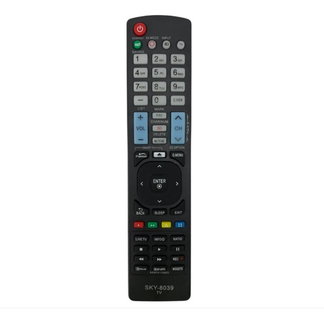 Controle Remoto Smart 8039/7483 compatível com TV's LG LCD ou LED Universal