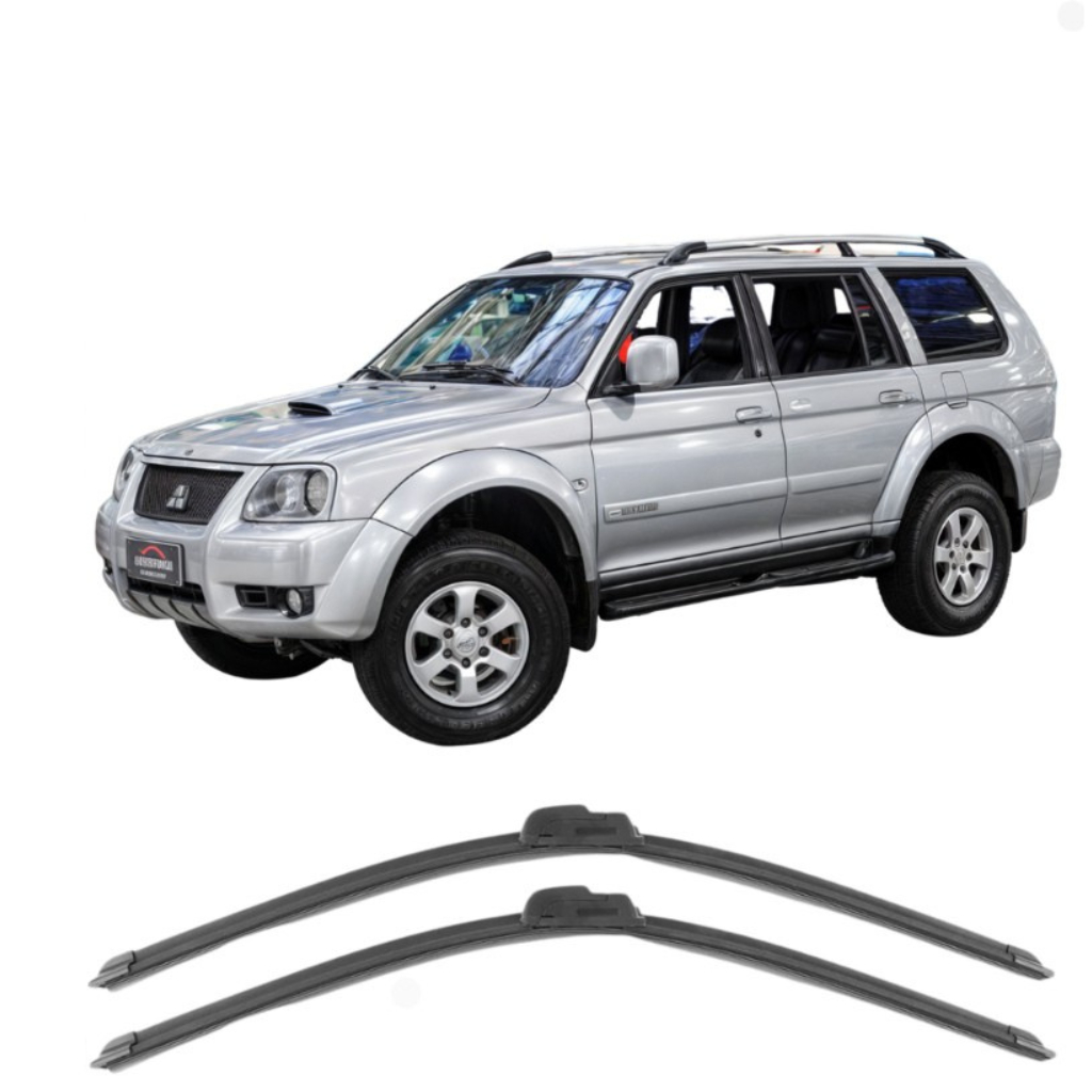Par Palhetas Para PAJERO TR4/CLASSIC/SPORT 1999 á 2011 Limpador De Parabrisa Dianteiro