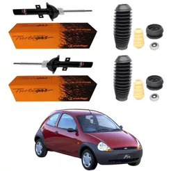 PAR AMORTECEDOR DIANTEIRO FORD KA 1997 A 2007 COFAP + KIT