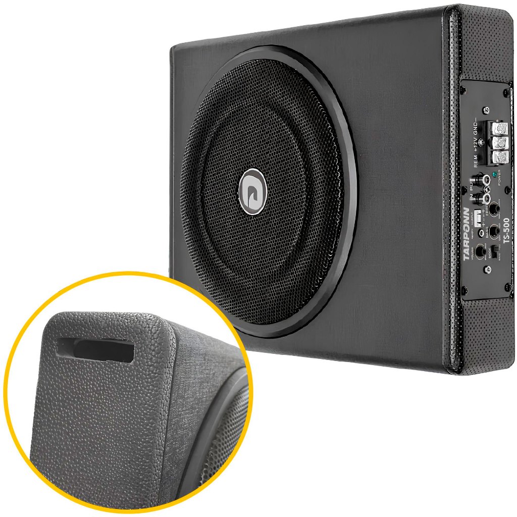 Caixa Amplificada Slim Subwoofer 10 Pol 100w TS-500 Tarponn
