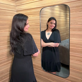 Espelho Organico Decorativo Retangular Grande Moderno Sala Quarto  Banheiro em Oferta na Shopee