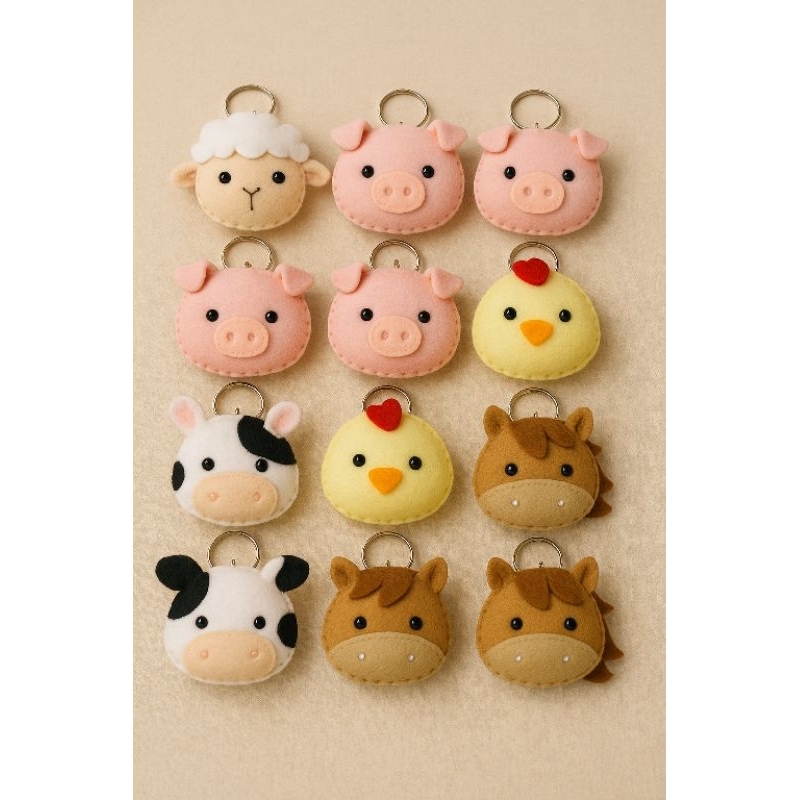 40 Chaveiro Lembrancinha Fazendinha 40 unidades. em Oferta na Shopee