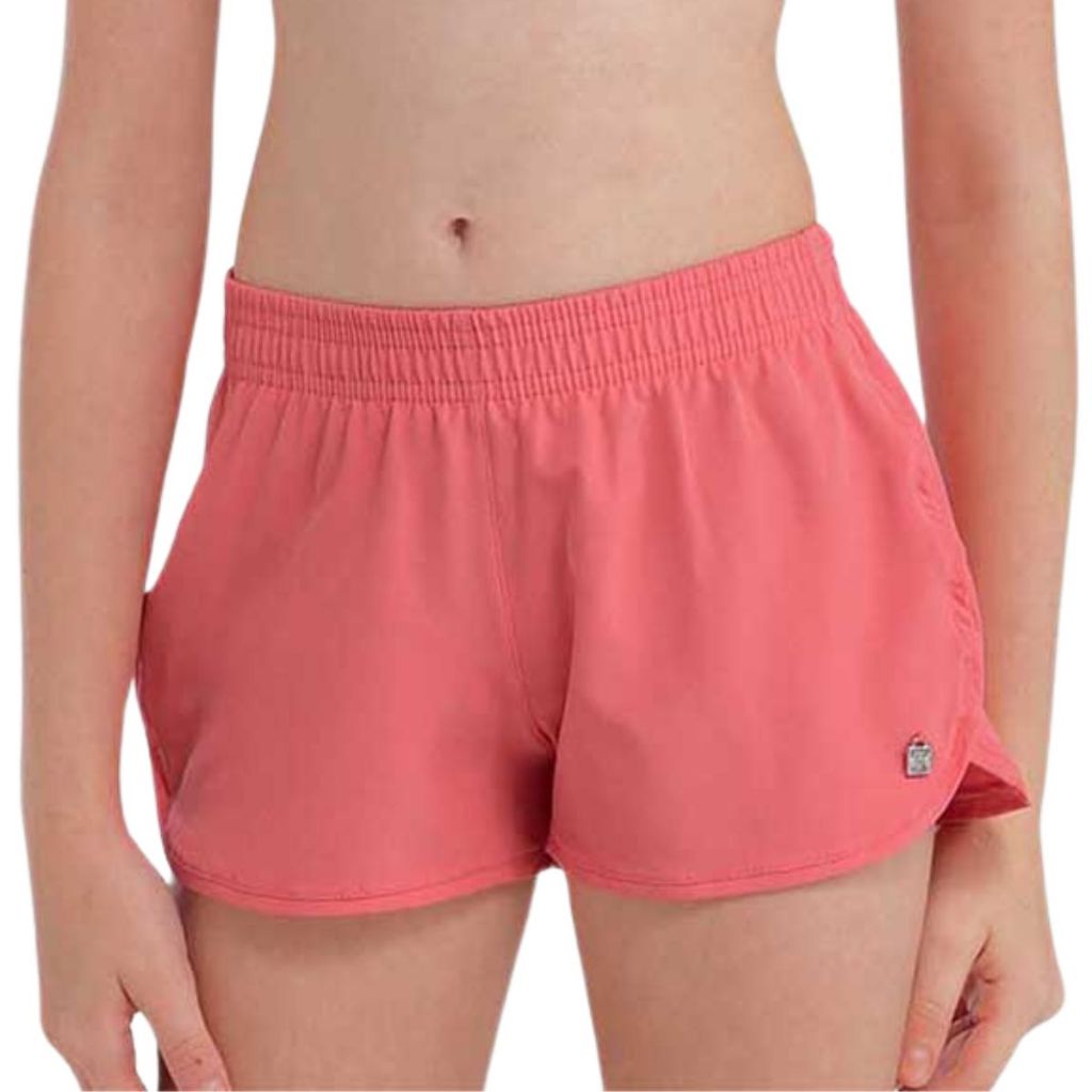 Shorts de Saída Praia Infantil Meninas She Poliéster Conforto