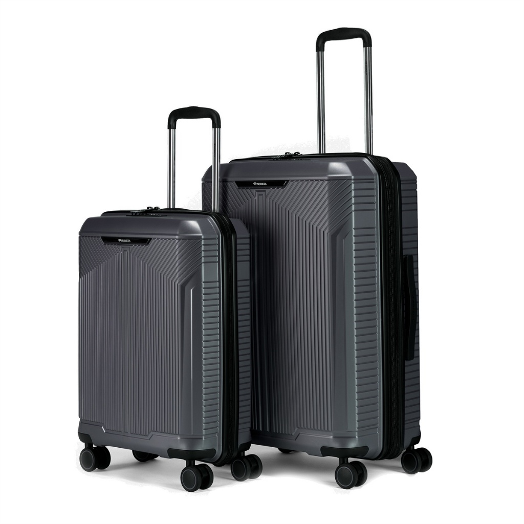 Kit 2 Malas Viagem Primicia P e M Rodinha 360° Cadeado Anac TSA Com Senha