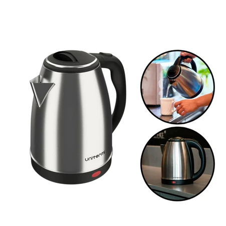 Chaleira Elétrica Inox 1,8L 110V Térmica Café Chá Água Quente Desligamento Automático Ferve Rápido