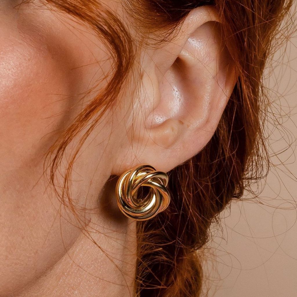 Brincos Irregulares De Agulha De Prata Europeu Americano Luz Luxo Hipoalergênico Moda em Oferta na Shopee