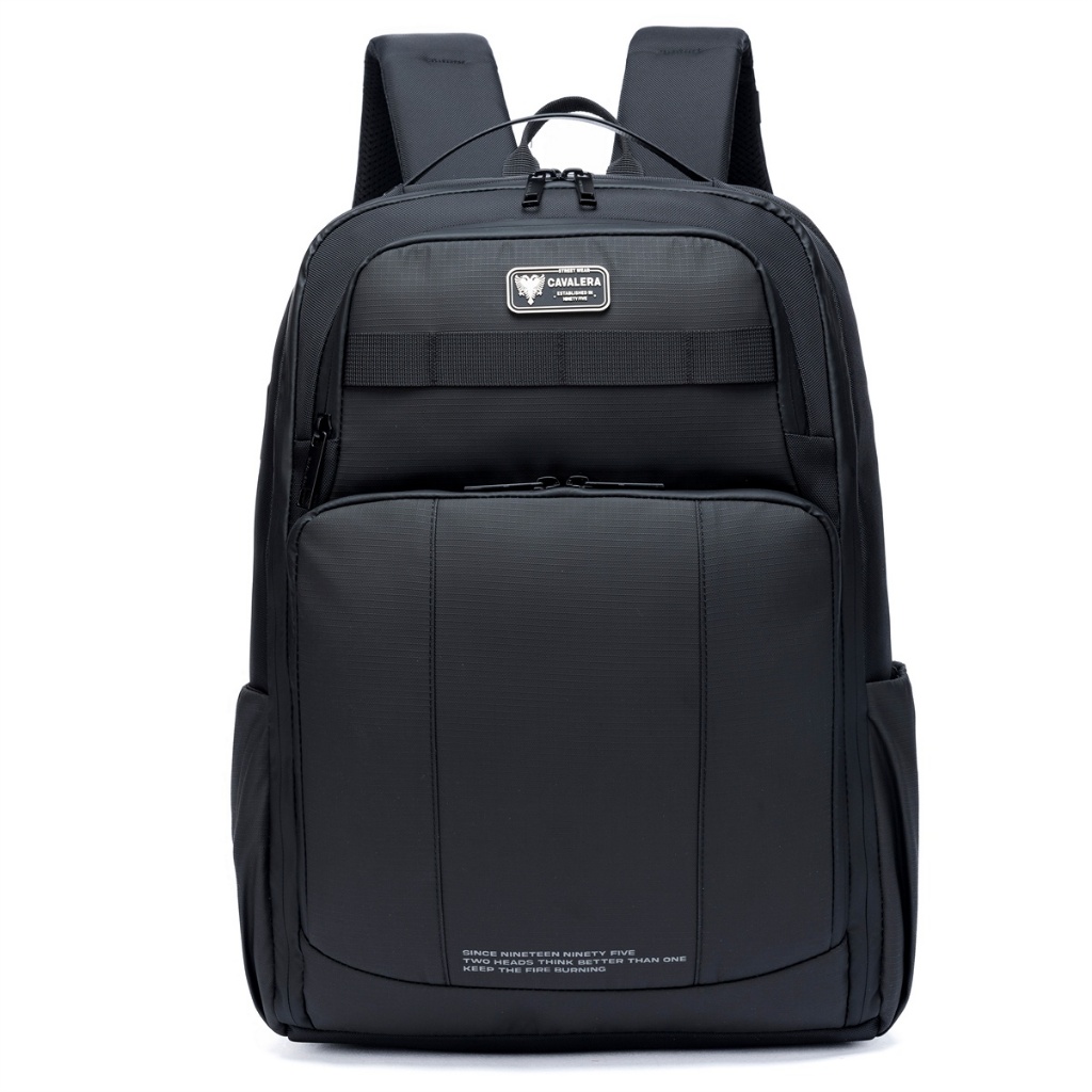Mochila Masculina Executiva Cavalera Notebook Reforçada Preta