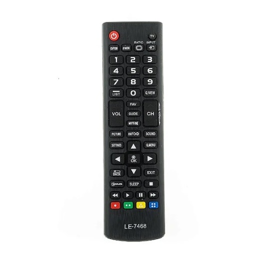 Controle Remoto Linksky SKY-7468 compatível com TV's LG LCD/LED UniversalTV LG LCD ou LED LE7468 VCA8057 FBG7468