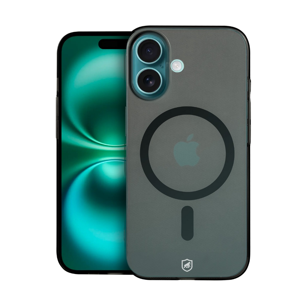 Capa Case Capinha p/ iPhone 16 - Crystal Slim Magsafe - NÃO AMARELA - Dark - Gshield em Oferta na Shopee