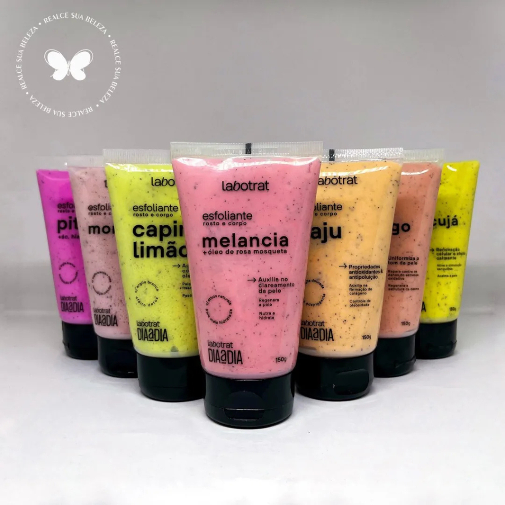 Esfoliante Corpo e Rosto, Cuidados Faciais e do corpo Labotrat - 150g