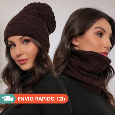 Cachecol Que vira Touca Feminia Inverno gorro gola chachegol pescoço feminino de frio Tricot echarpe em Oferta na Shopee