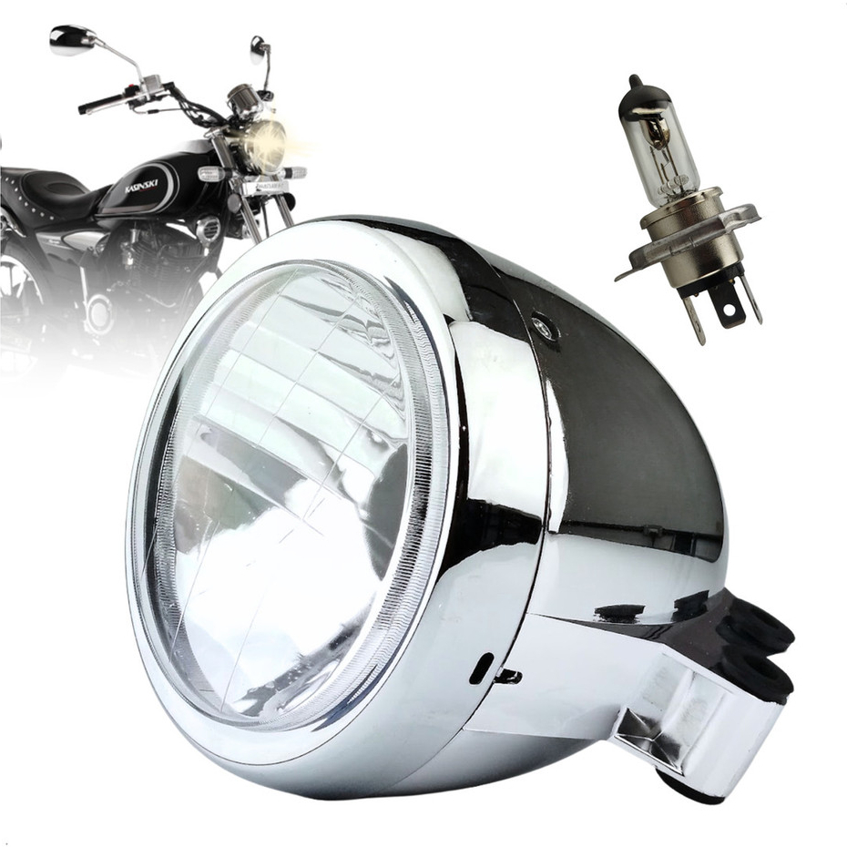Farol Completo Adaptável Mirage 150 Com Lampada E Chicote