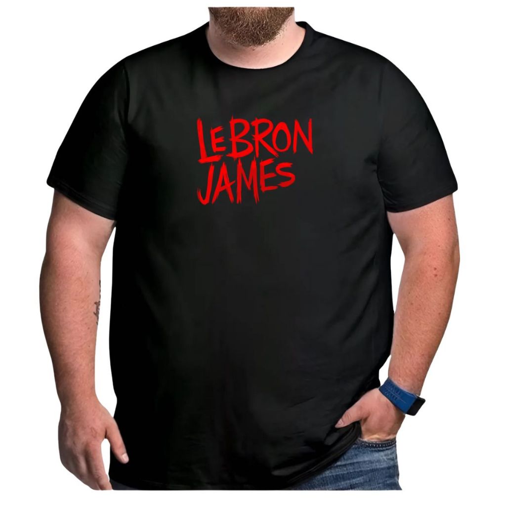 Camiseta Basquete Plus Size King 23 Lebron James Logo Coroa