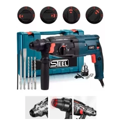 Martelete Rompedor SDS Plus 1000W 3.5J + Furadeira Industrial Profissional Envio Imediato