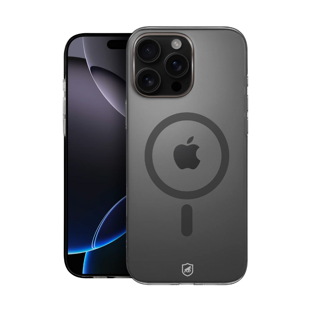 Capa Case Capinha p/ iPhone 16 Pro Max - Crystal Slim Magsafe - NÃO AMARELA - Titanium - Gshield em Oferta na Shopee